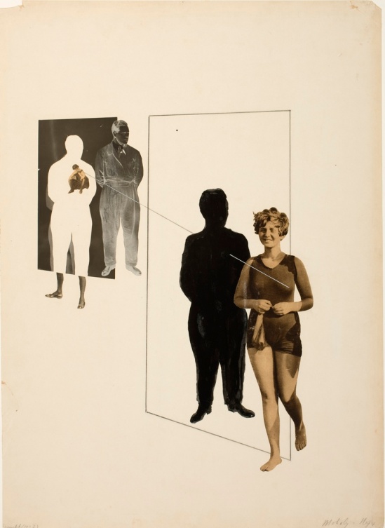 Laszlo Moholy-Nagy, Eifersucht (Jealousy), 1927, photo collage, 63.8x56.1cm